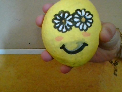 smiley bloemen ogen